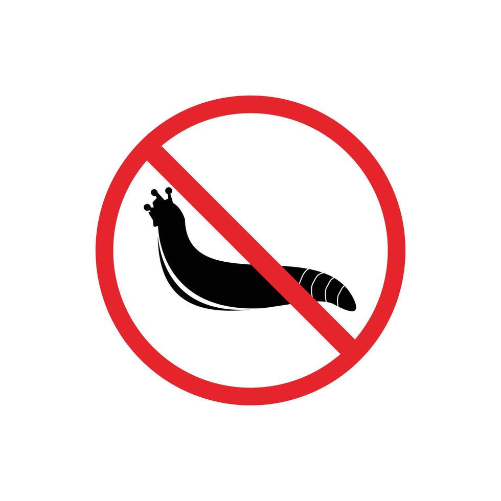 prohibited and dangerous signs. leech danger. it is forbidden to bring leech vector