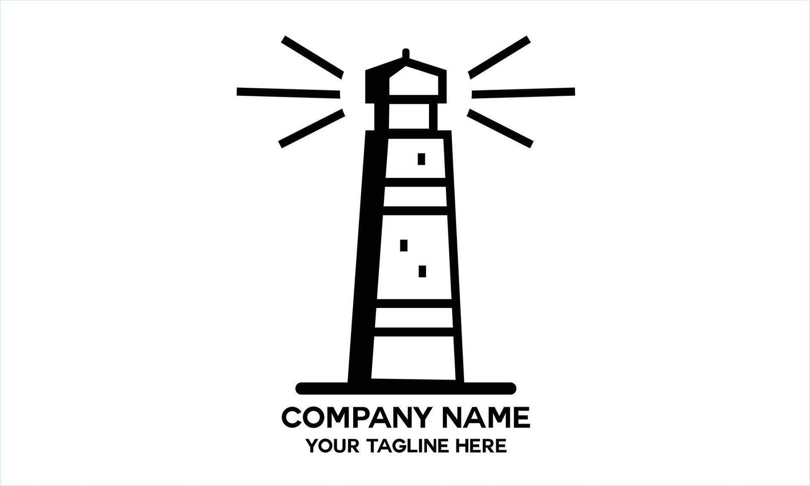 lighthouse warning tower vector
