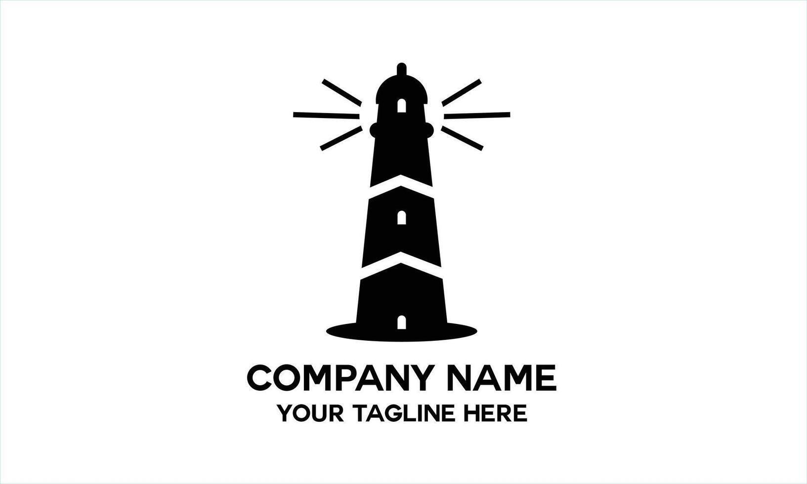 warning tower logo vector