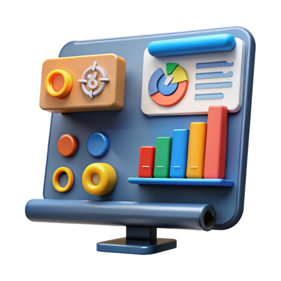 Data Visualization Dashboard Charts, Graphs Key Metrics png