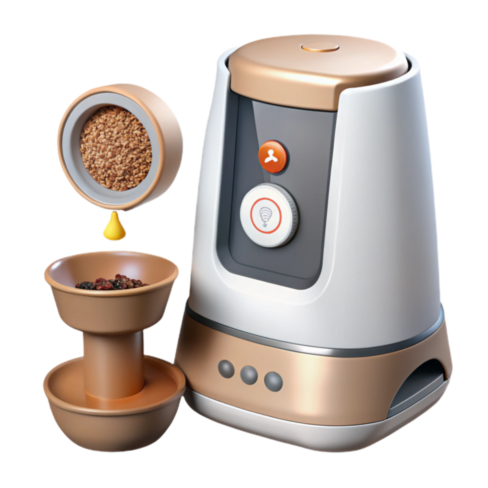Smart Grain Dispenser Automated Food Portioning System png