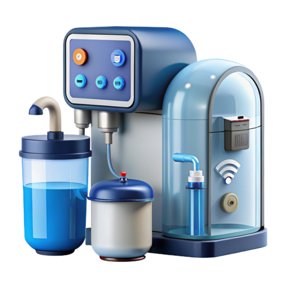 Smart Water Purification System IoT-Enabled Home Hydration Solution png