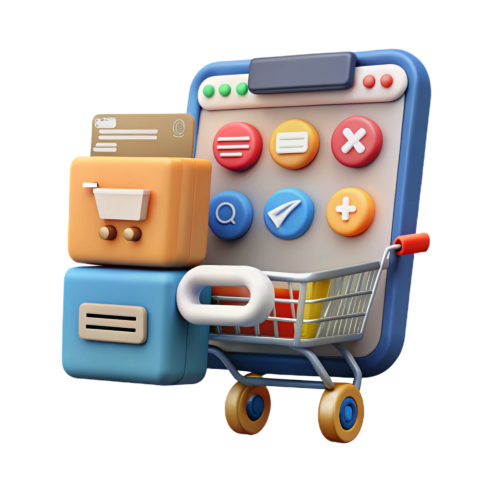 conectados compras aplicativo interface Projeto Móvel carrinho ui elementos png