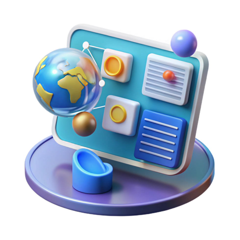 Global Network Interface Control Panel for International Systems png