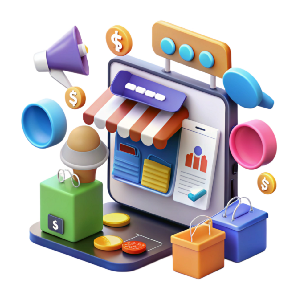 Online Store Marketing Boost Sales with Digital Strategies png