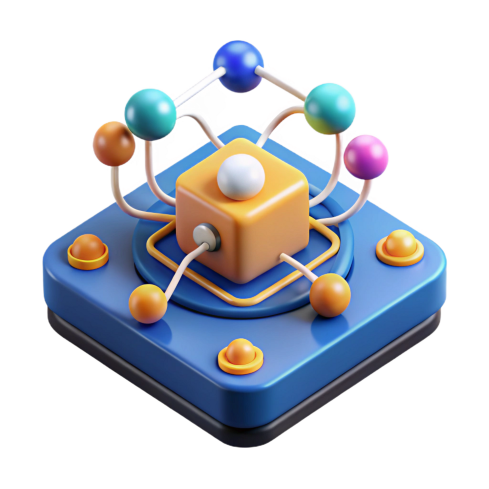 centralizado sistema en red nodos datos integración png