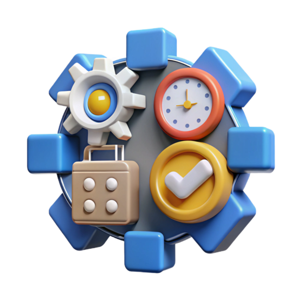 Efficient Workflow Time Management, Security, and Process Optimization png