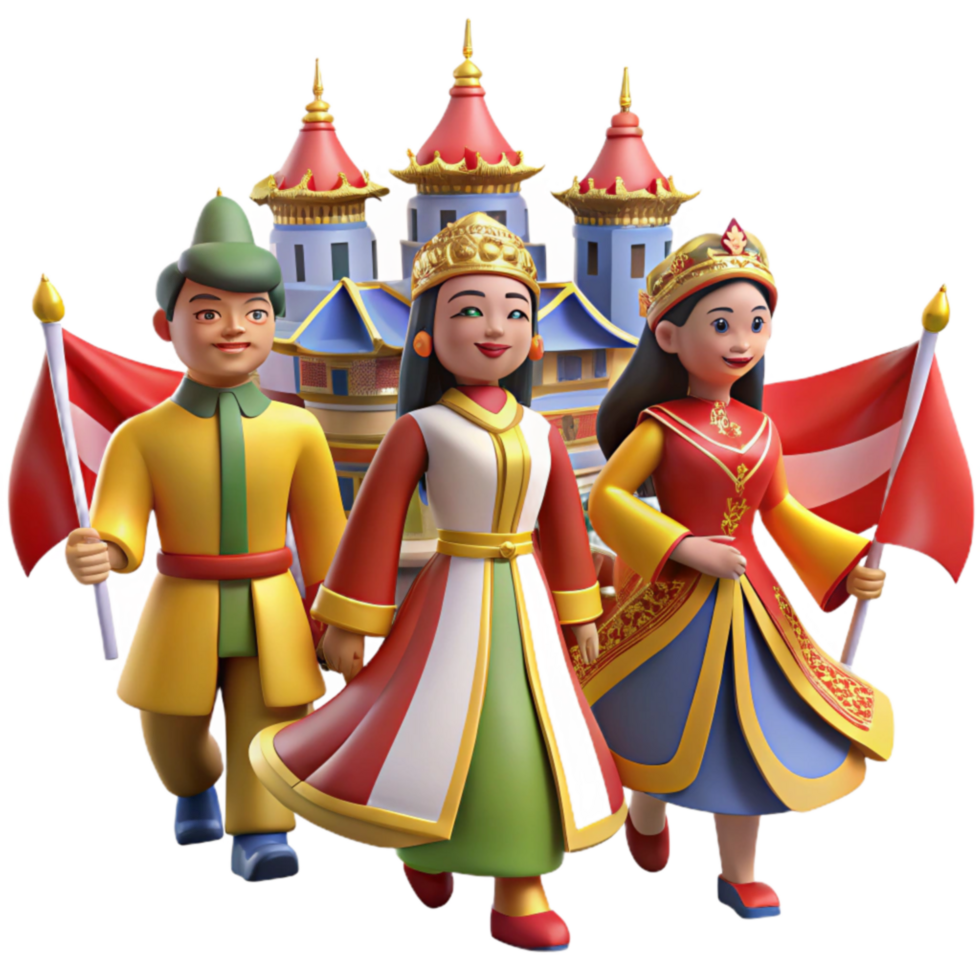 Royal Palace Parade Asian Festive Celebration png