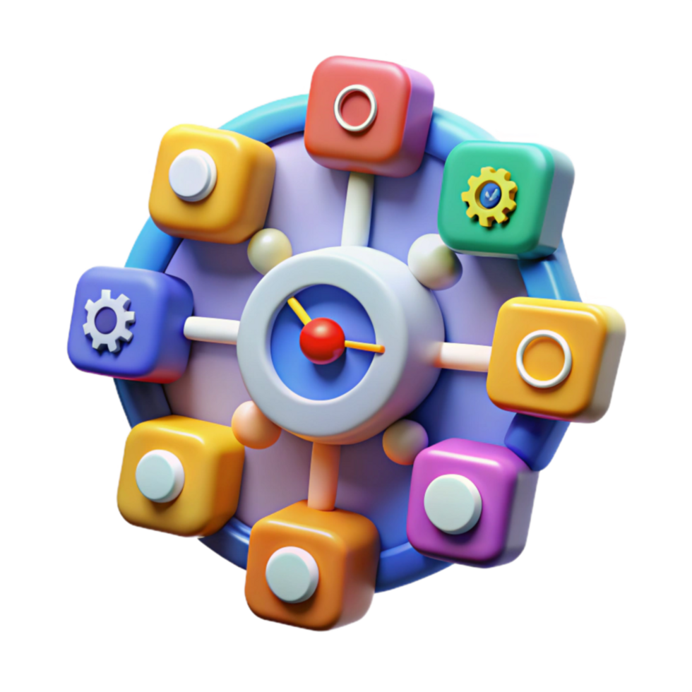 Time Management System Productivity Efficiency App png