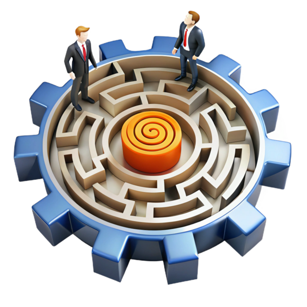 Navigating the Complexities of Business A Maze to Success png