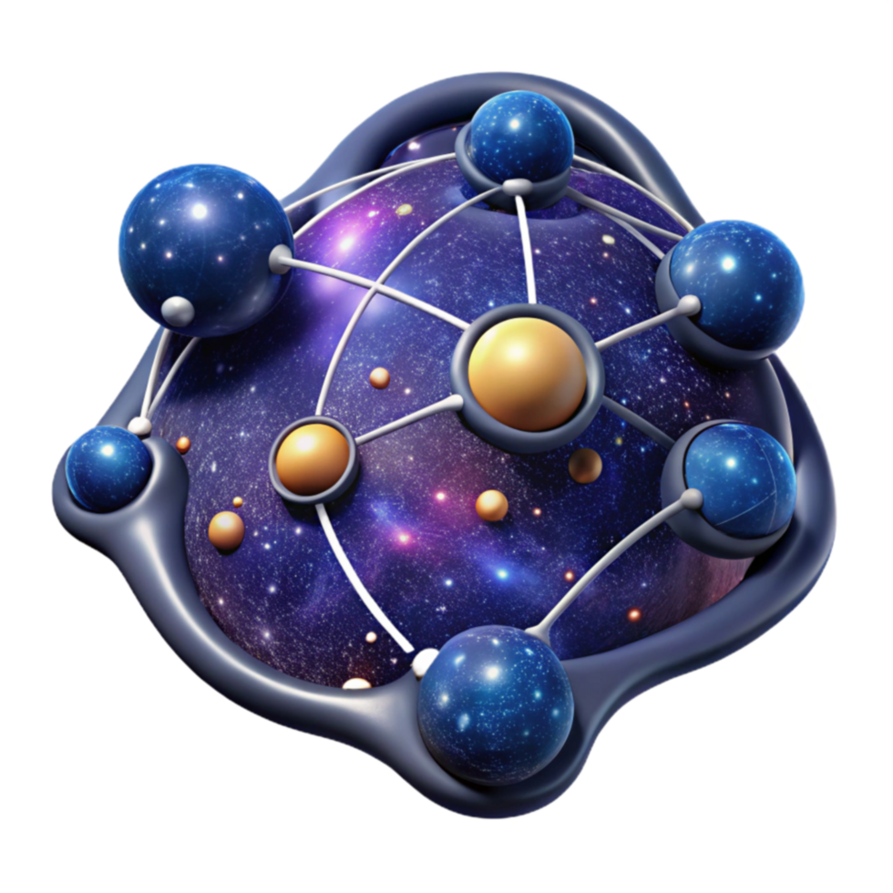 Cosmic Web Exploring the Interconnectedness of Celestial Bodies png