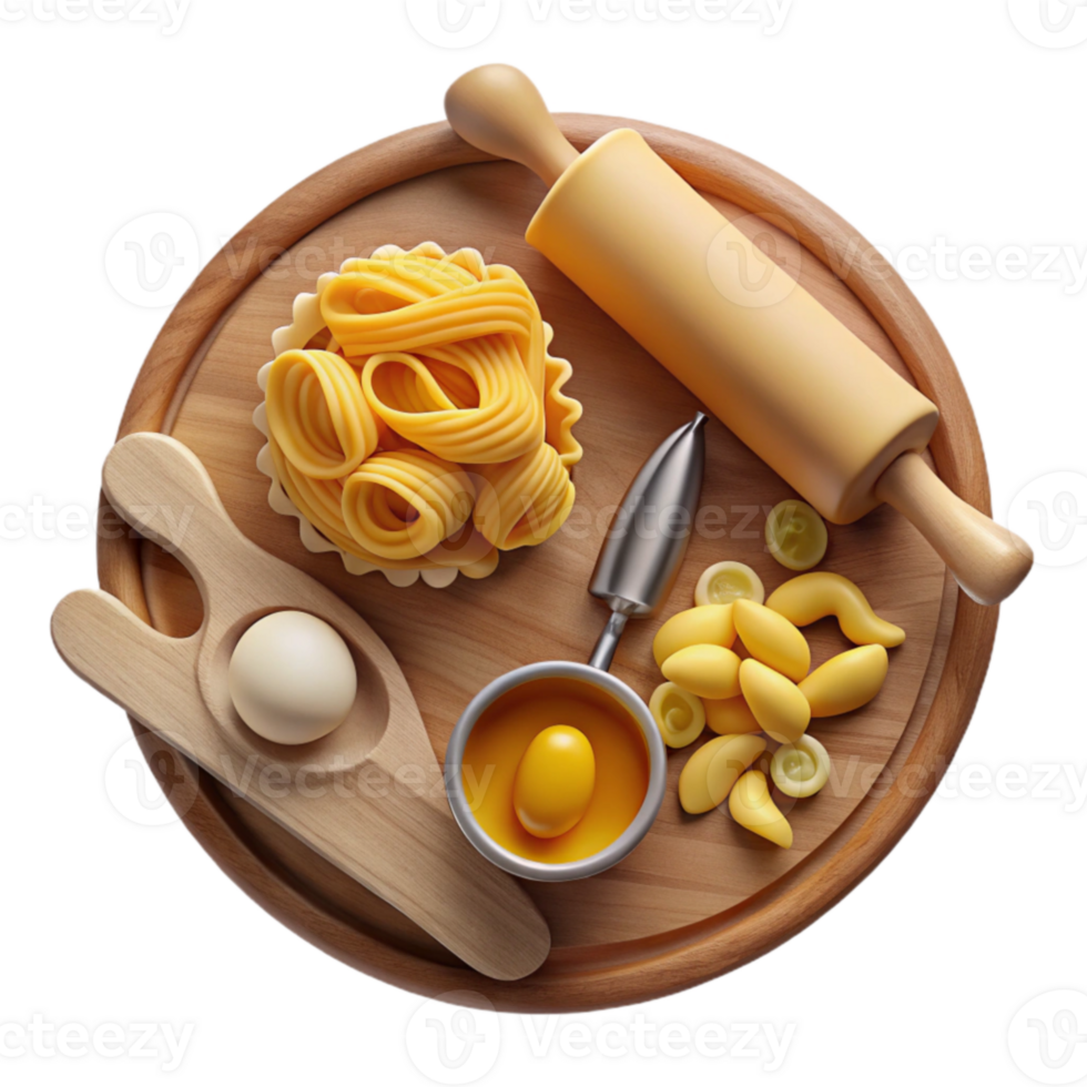 Pasta Making Rolling Pin, Egg Yolk, Dough png