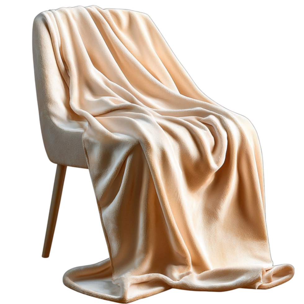 Luxurious golden satin fabric draped over a chair symbolizes sophistication grace and timeless beauty png