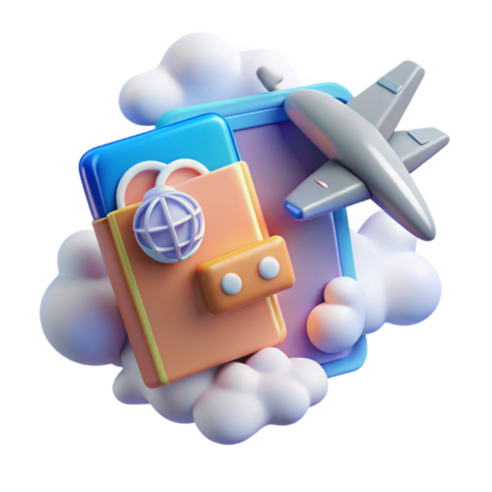 Passport, Airplane, Travel Planning Your Next Adventure png