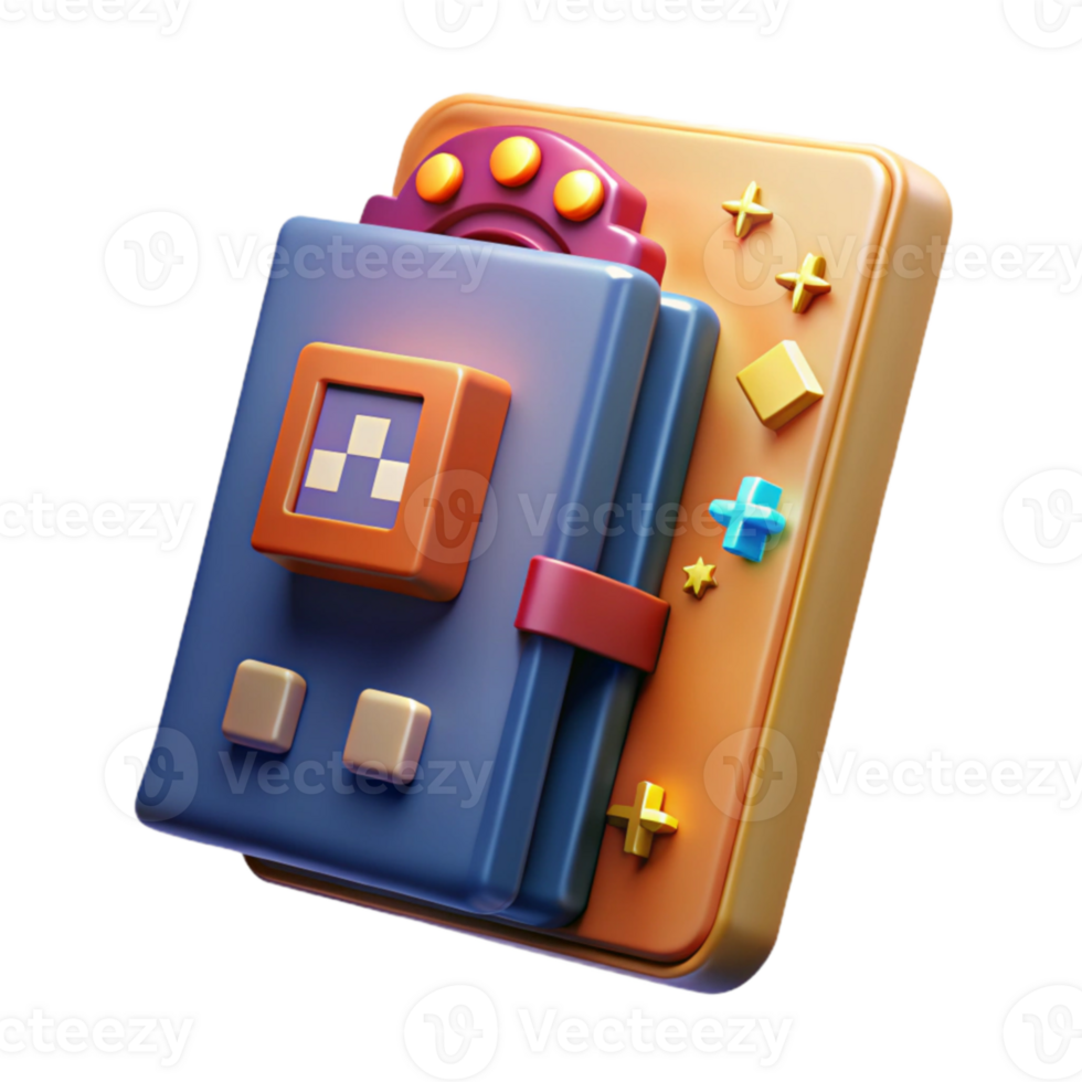 3D Colorful Notebook App Icon Design png