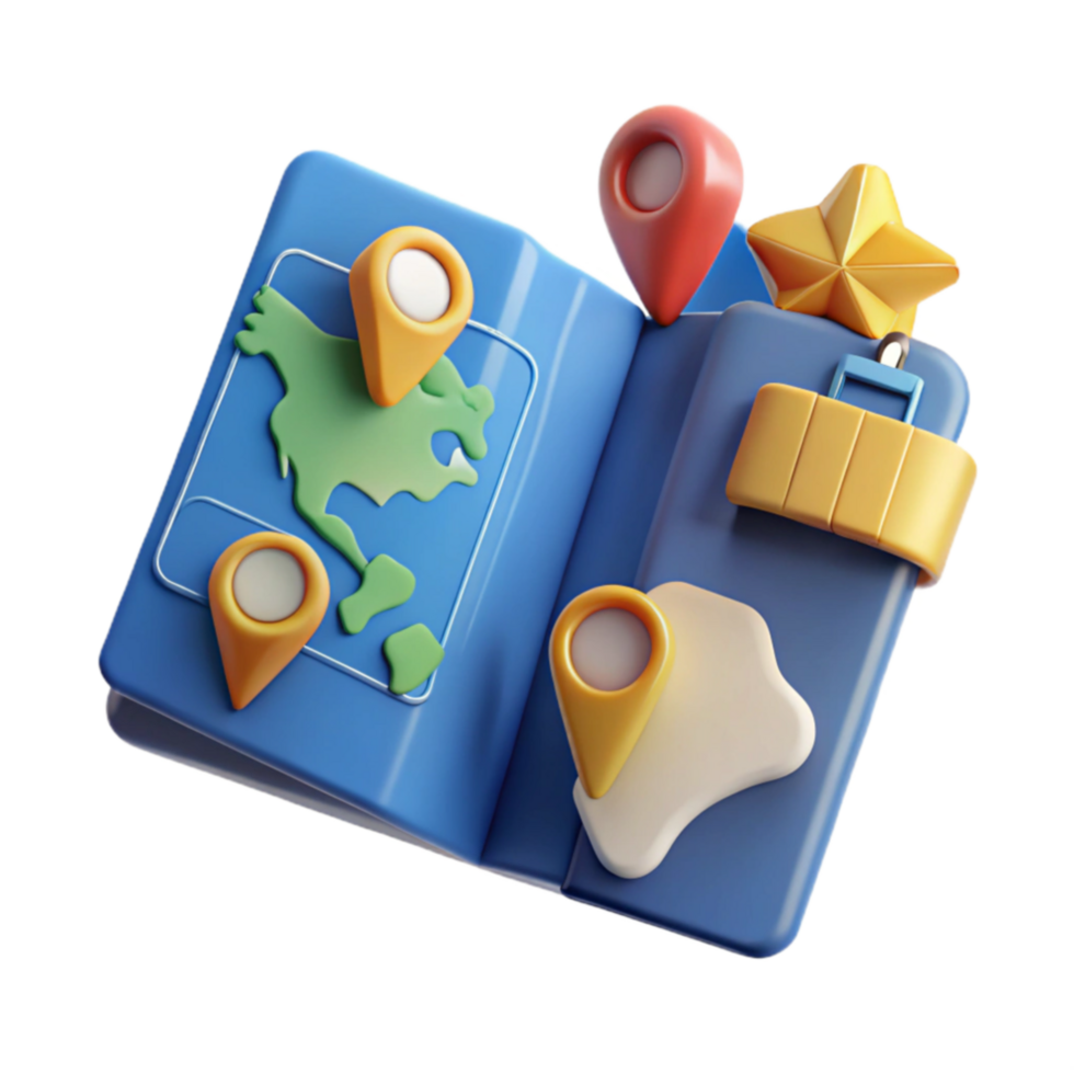 Plan Your Adventure Travel Guide Map png