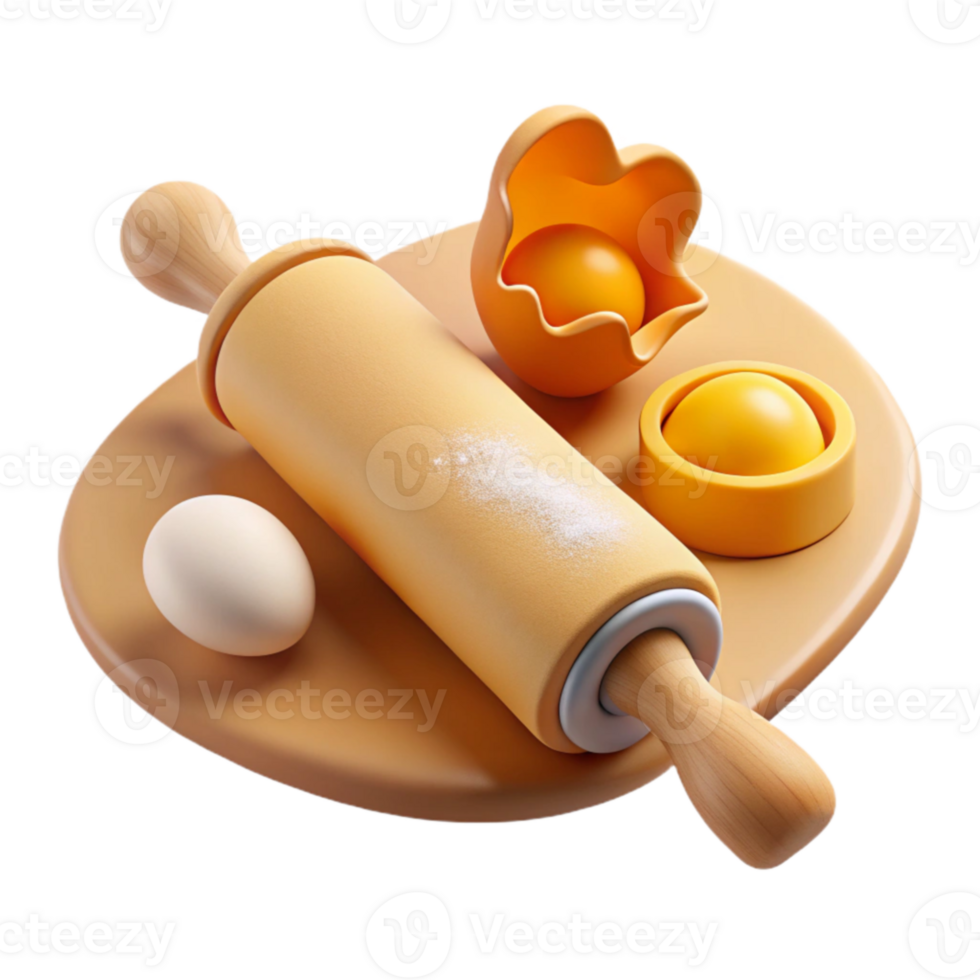 Baking Rolling Pin, Eggs, Flour, Dough, Pastry, Cooking, Kitchen Utensils, Recipe png