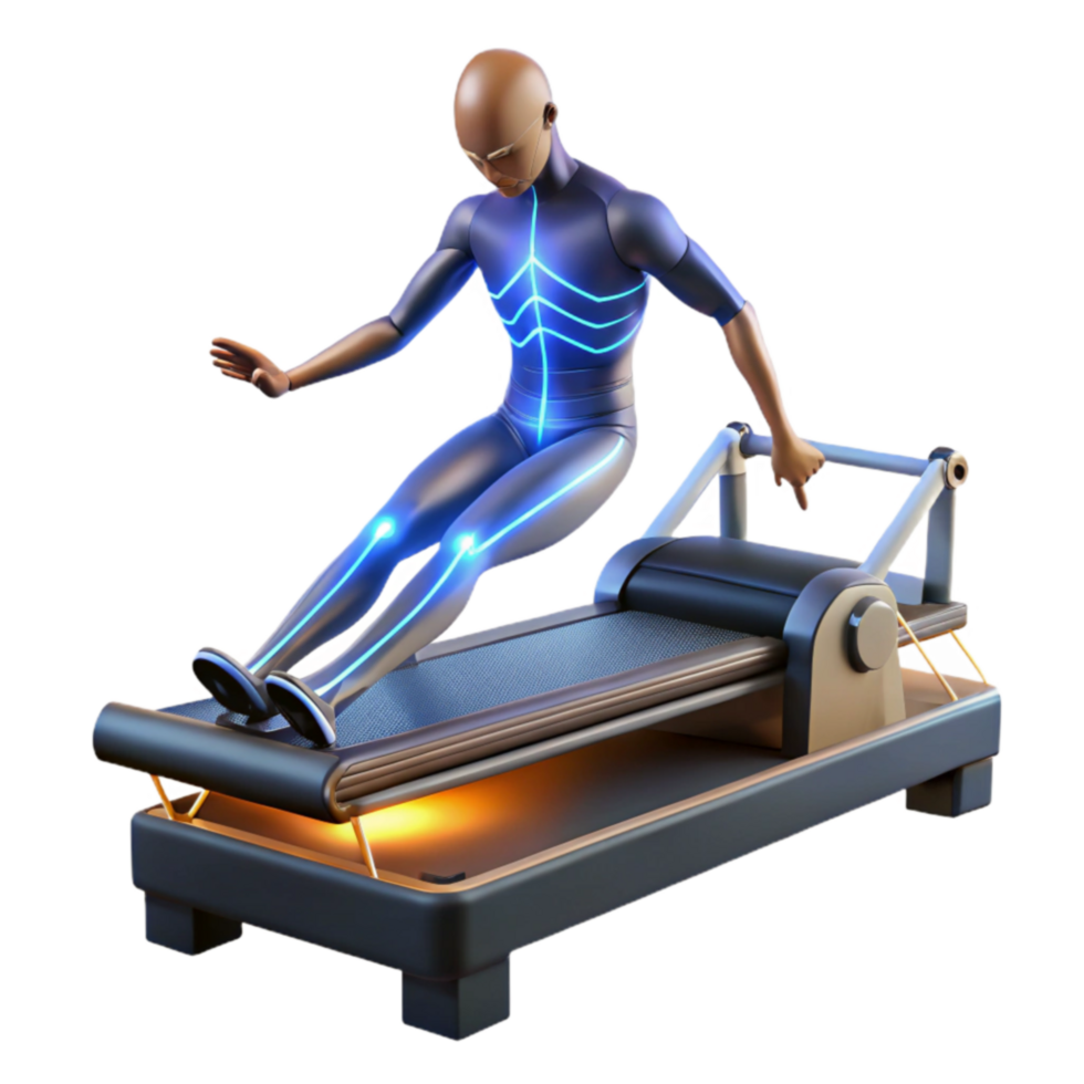 Low-Impact Fitness Sliding Treadmill Exercise png