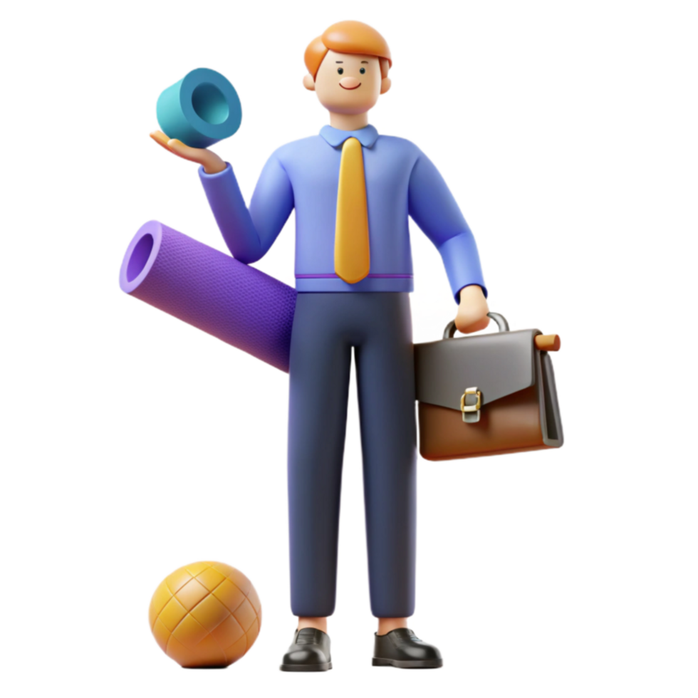 Balancing Work and Fitness A Guide to Wellness png