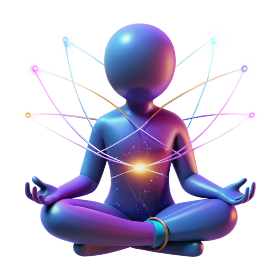 Inner Peace Achieving Energy Balance Through Meditation png