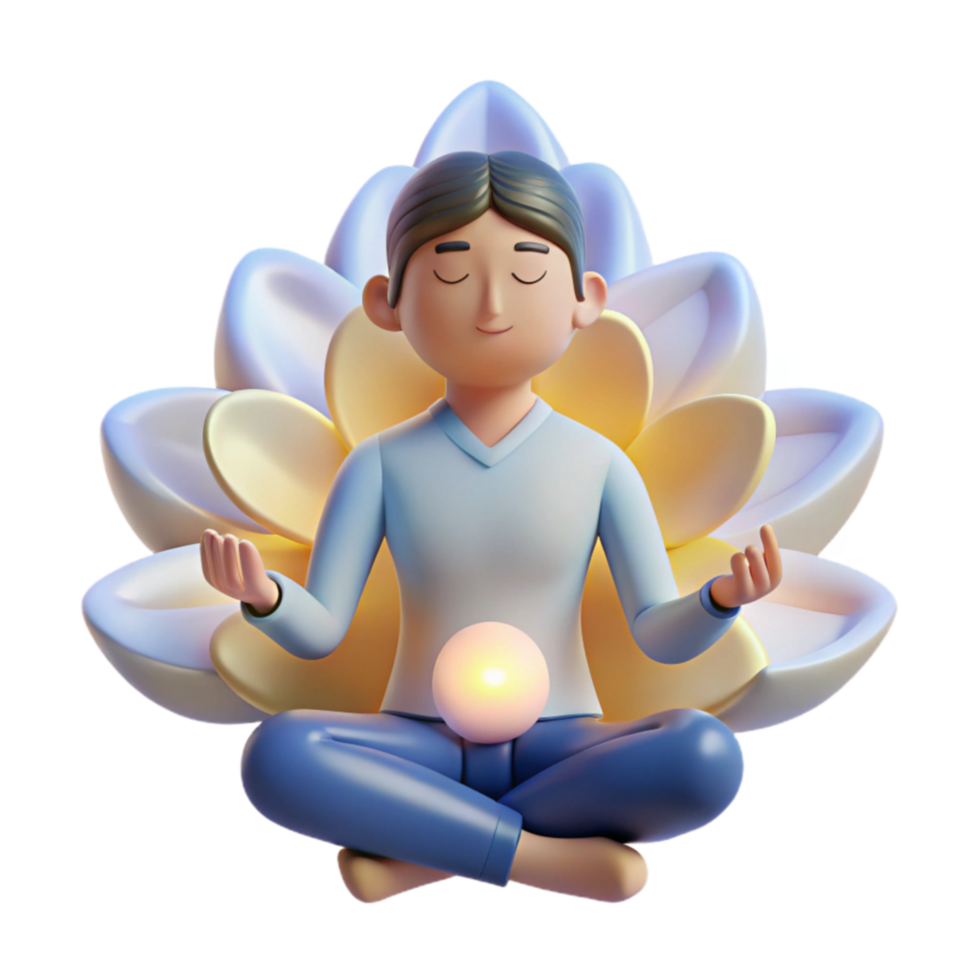 Mindfulness Meditation Inner Peace and Calm png