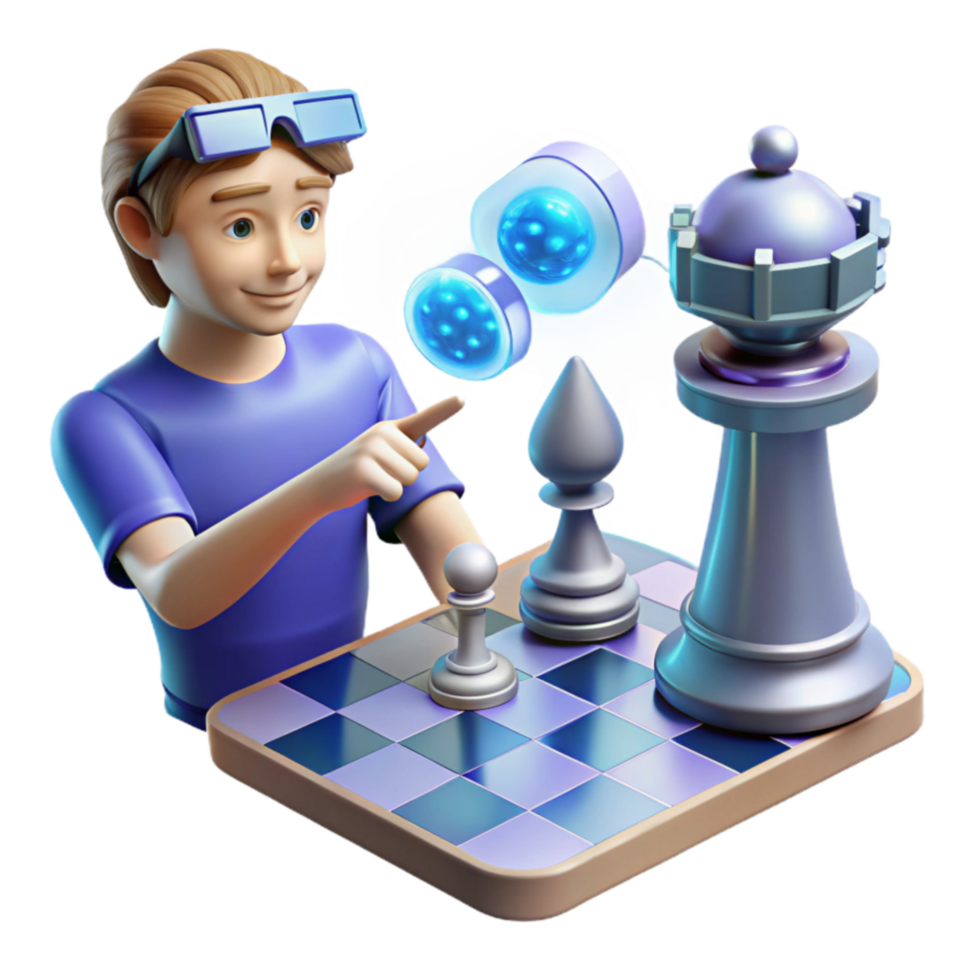Strategic Game 3D Chess AI Virtual Reality png