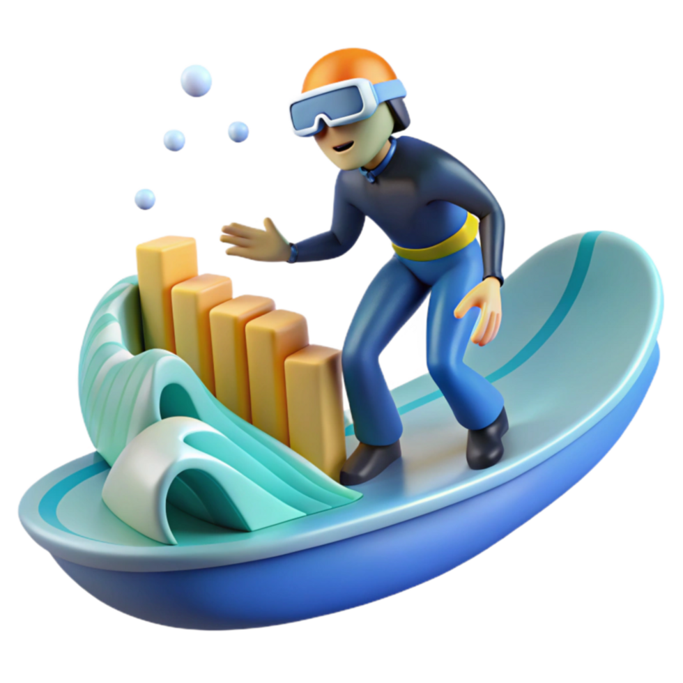 Riding the Wave of Growth Data Visualization png