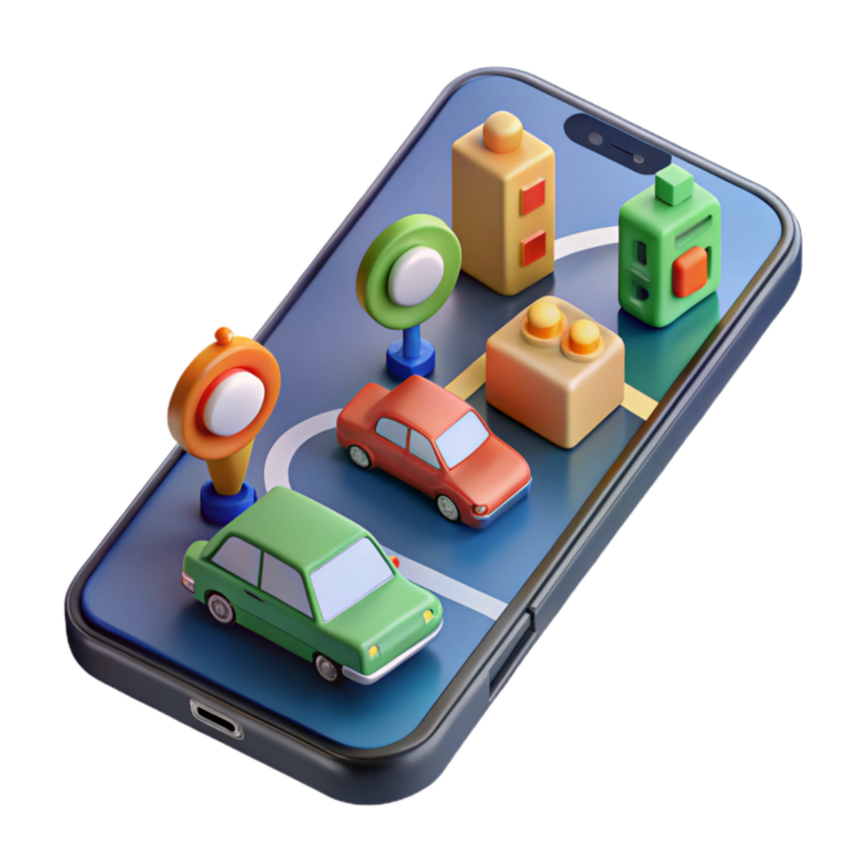 Mobile Navigation City Street View, GPS, Maps App png