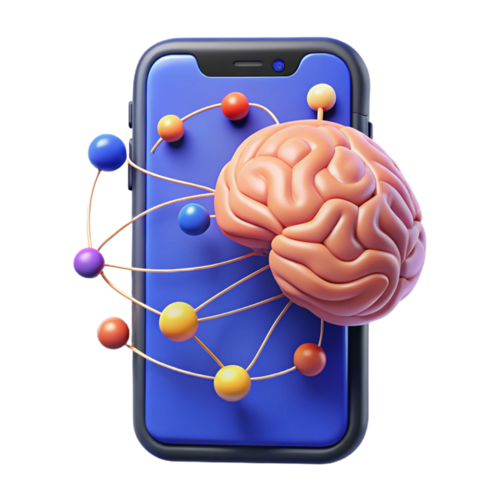Mobile Brain Cognitive Connections Neural Networks png
