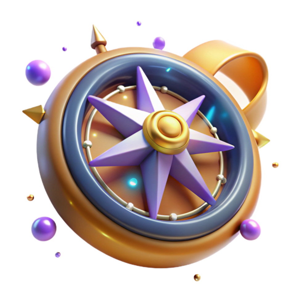 3D Compass Guidance, Navigation, Exploration, Adventure, Direction, Journey, Travel, Discovery, Wayfinding, Orientation png