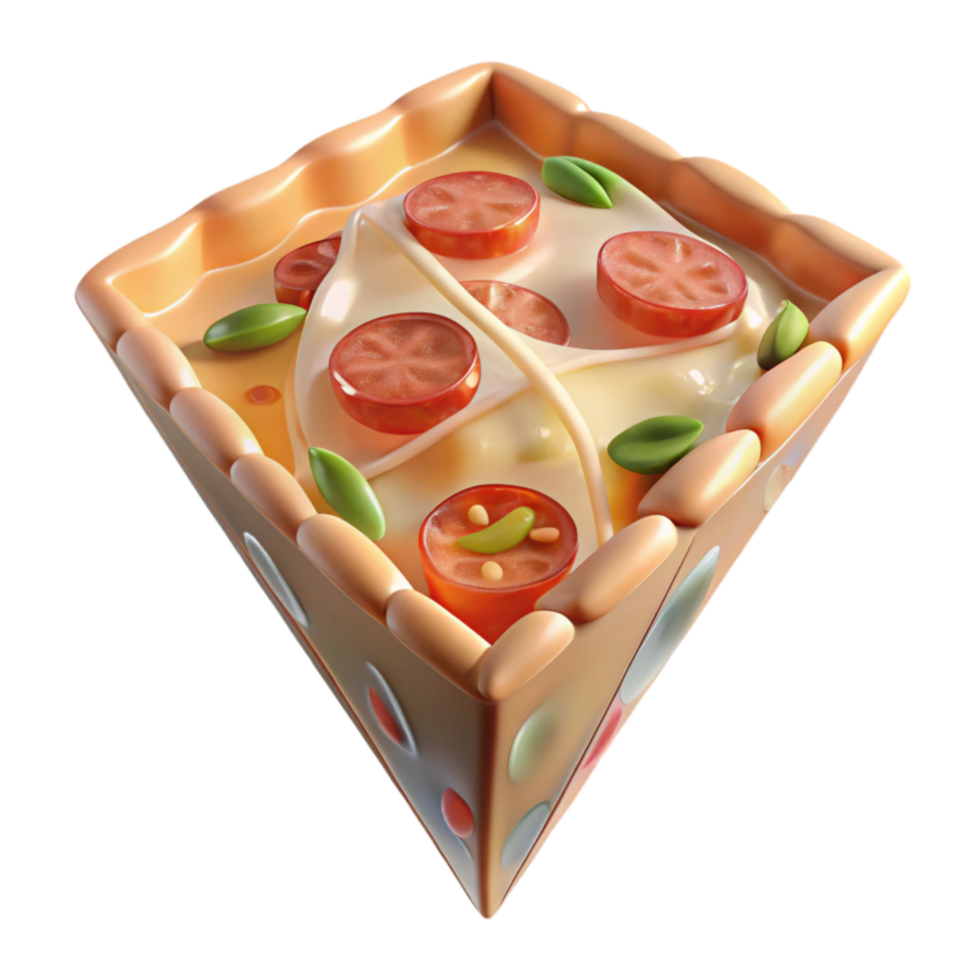 Delicious Pizza Slice Melted Cheese, Tomatoes, and Herbs png