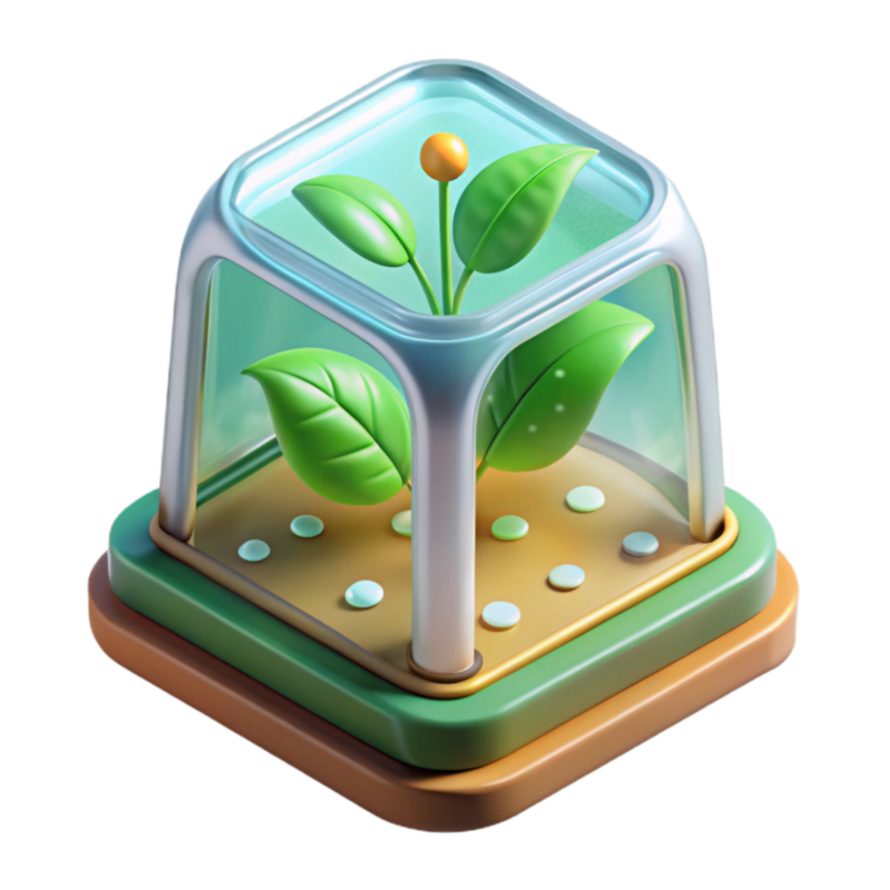 Plant Growth Simulation Enclosed Ecosystem png