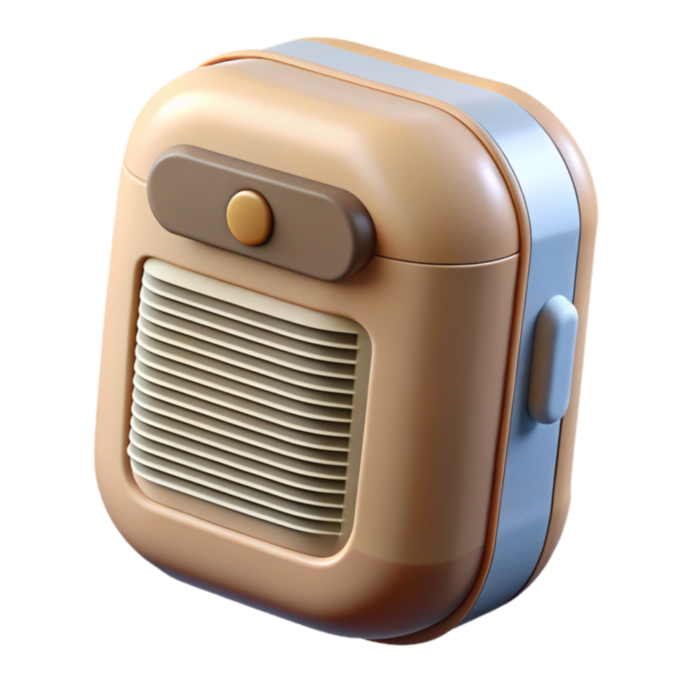 Retro-Style Portable Air Purifier png