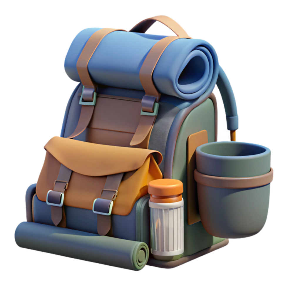 Ultimate Hiking Backpack Gear, Essentials, and Adventure png