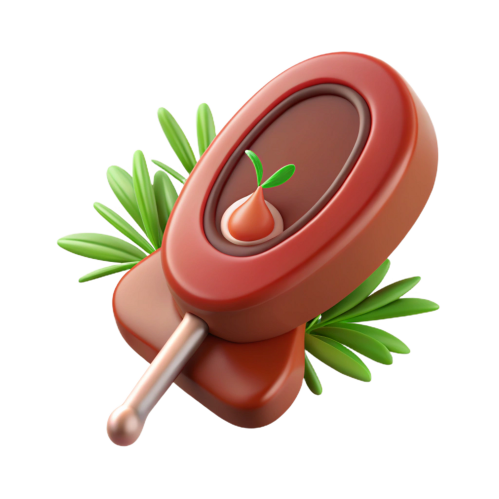 Sprout Growth Stage Indicator 3D Render png