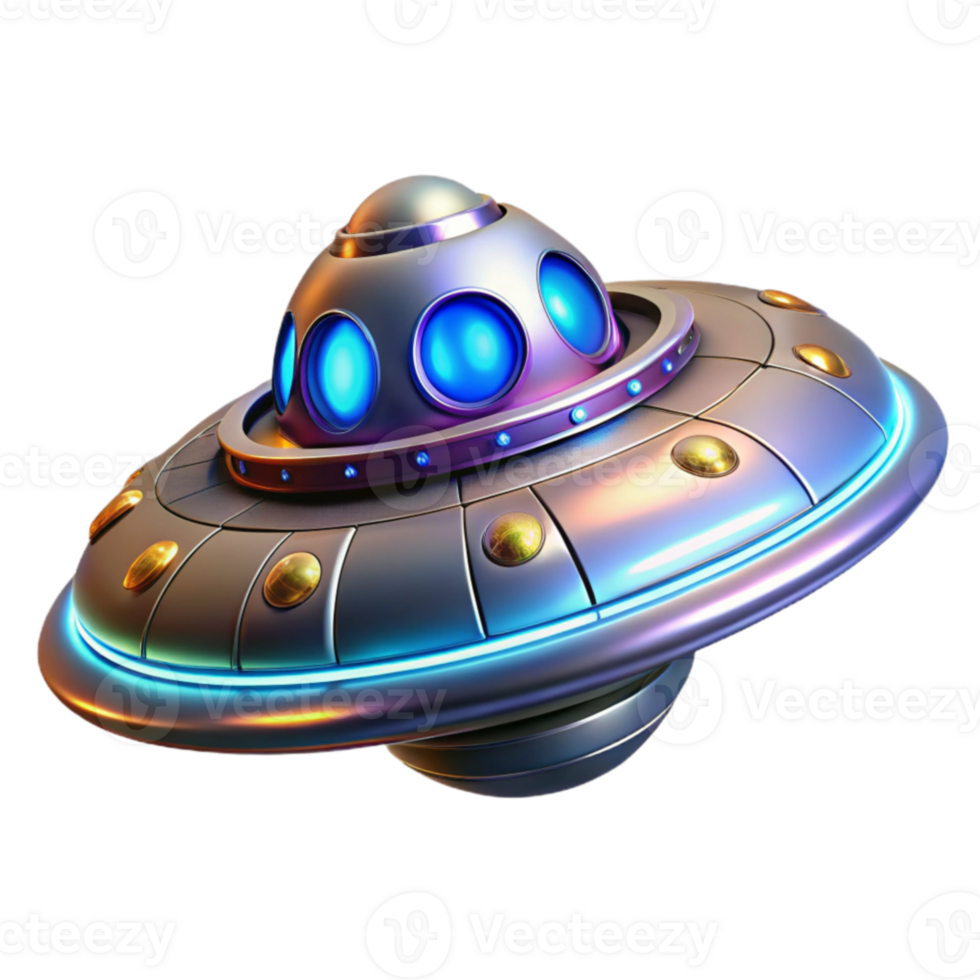 wonderful classic 3D Render of a Futuristic Spaceship authentic png