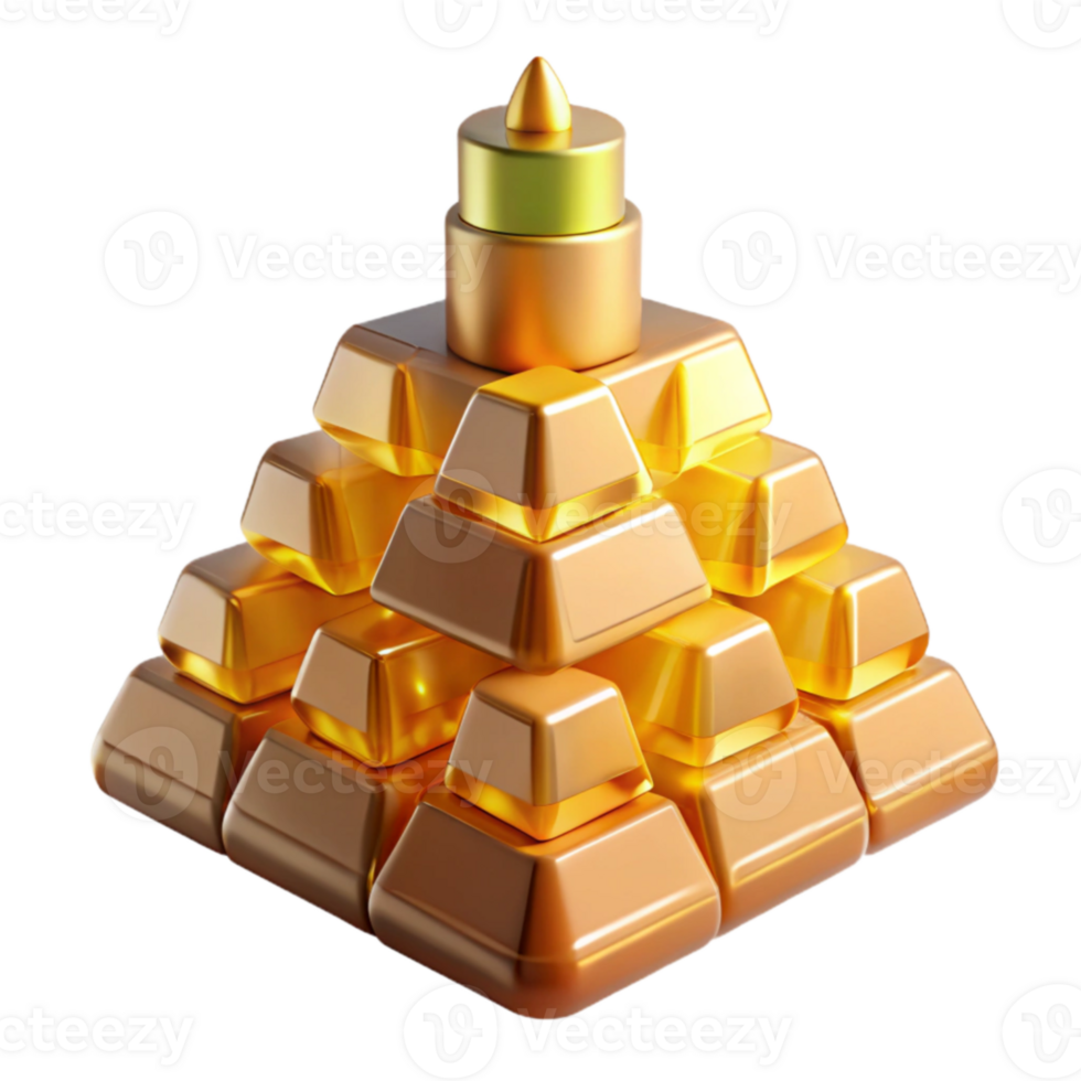 Golden Pyramid Wealth, Luxury, and Success png