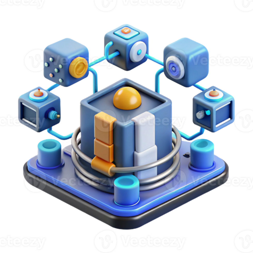 Integrated System Architecture Modular Design, Network Connectivity, and Data Processing png