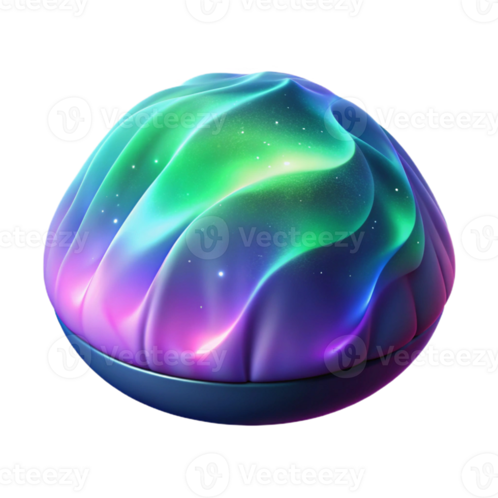 magnificent vintage 3D Aurora Borealis Orb Abstract Background Image genuine png