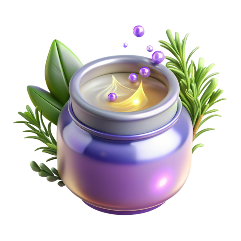 Herbal Cream Soothing Moisturizer with Rosemary Botanical Extracts png