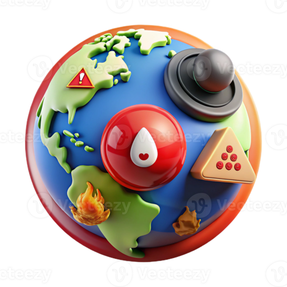 Global Crisis Response Alert System for Disasters png