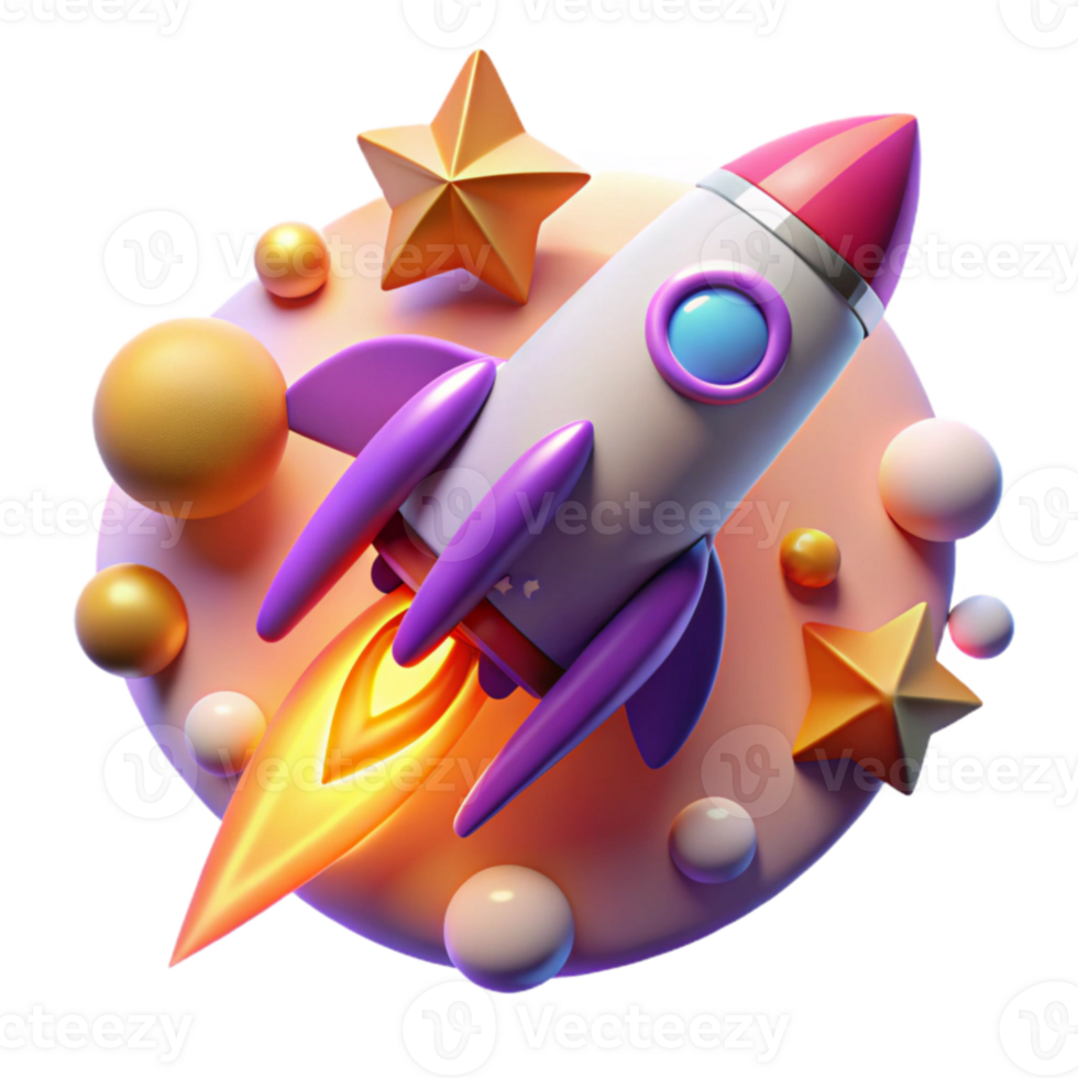 Rocket Launch Space Adventure, Cosmic Journey png