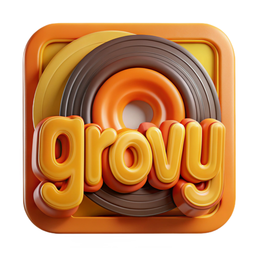 Groovy Retro Vinyl App Icon png