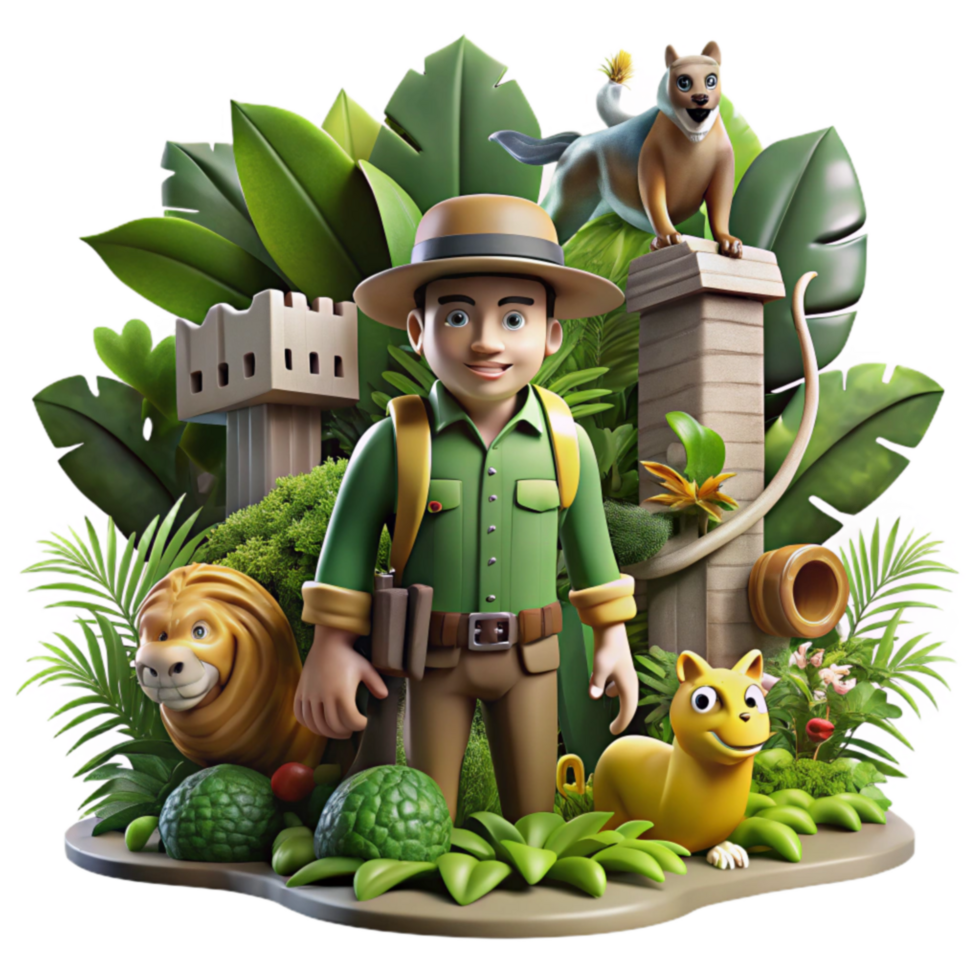 Jungle Explorer 3D Adventure Game png