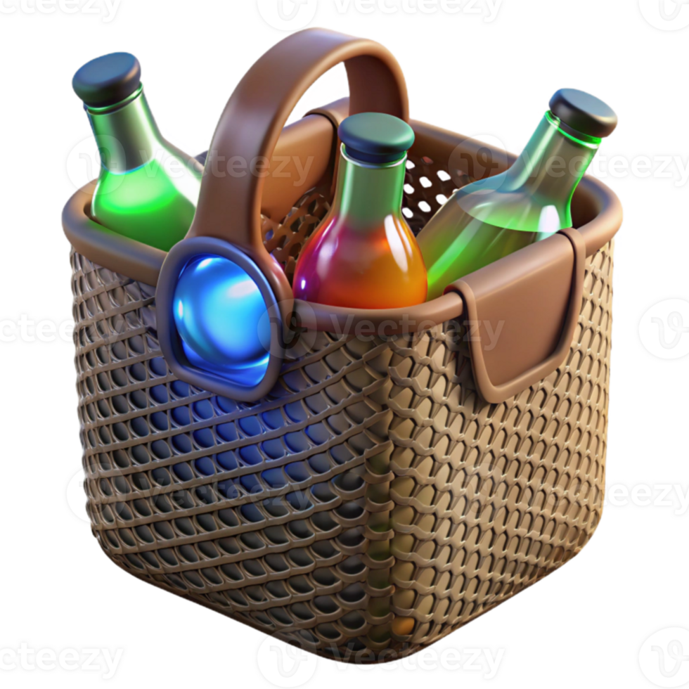 Digital Picnic Basket App Icon Design png