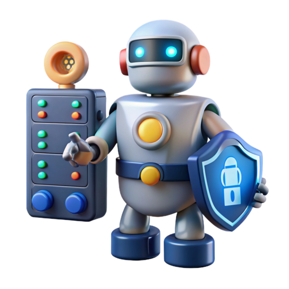 Robot Security System Automated Protection Control png
