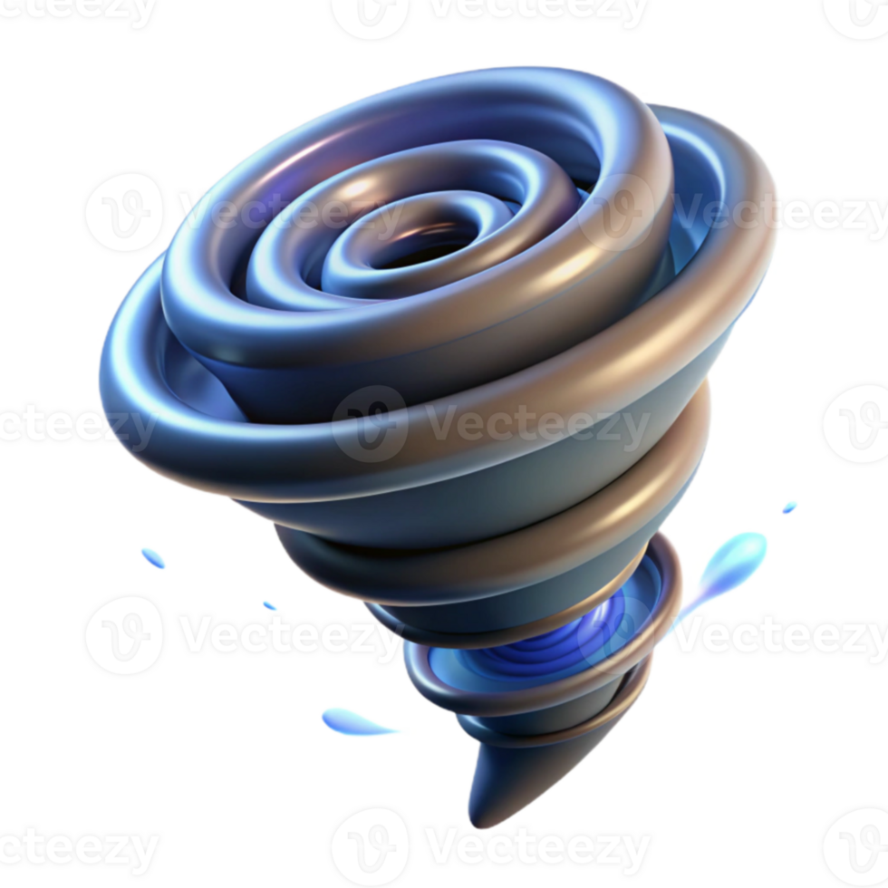 stunning traditional 3D Abstract Vortex Illustration premium png