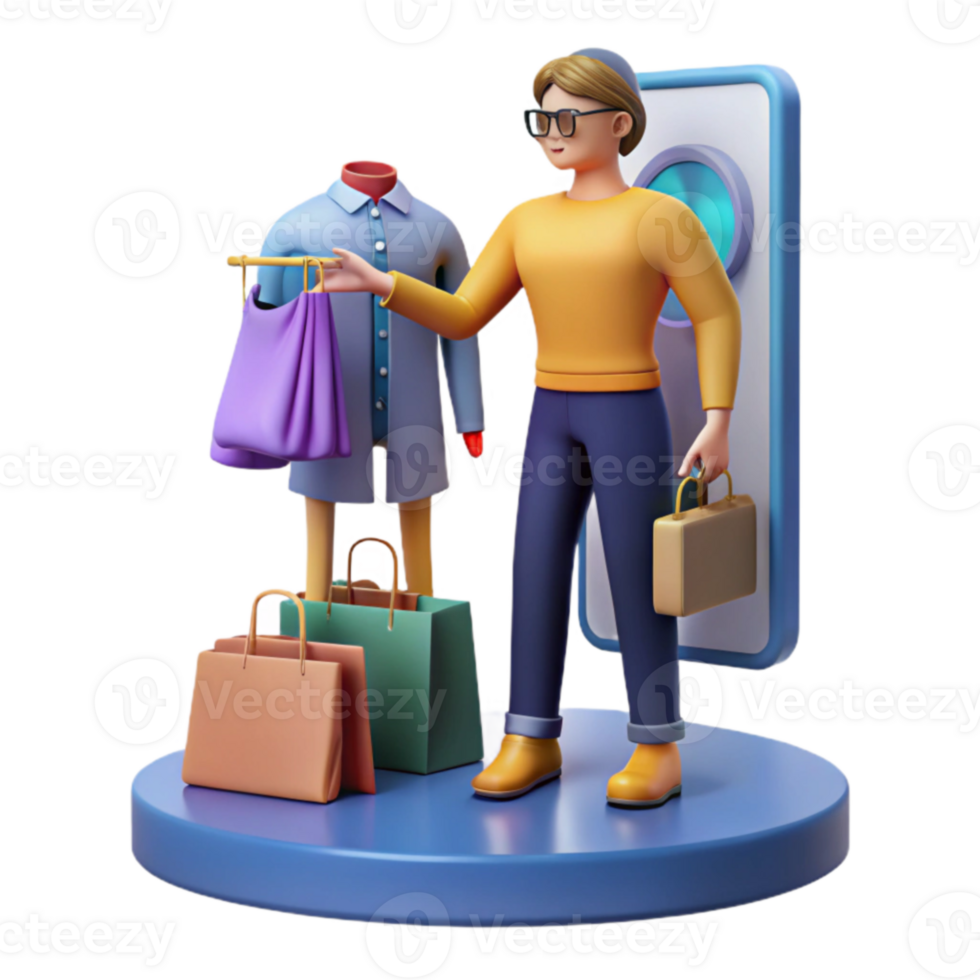 Online Shopping Convenient Apparel Choices Secure Payments png