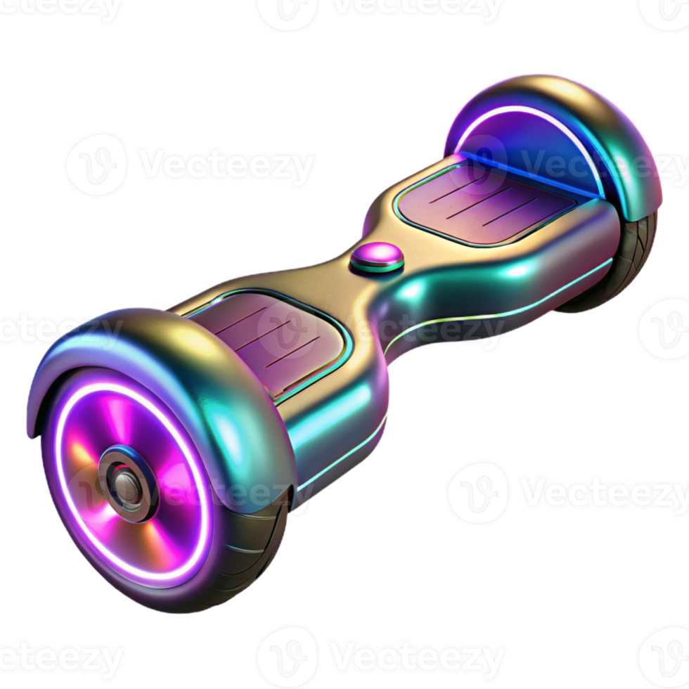wonderful abstract Futuristic Hoverboard 3D Render high resolution png
