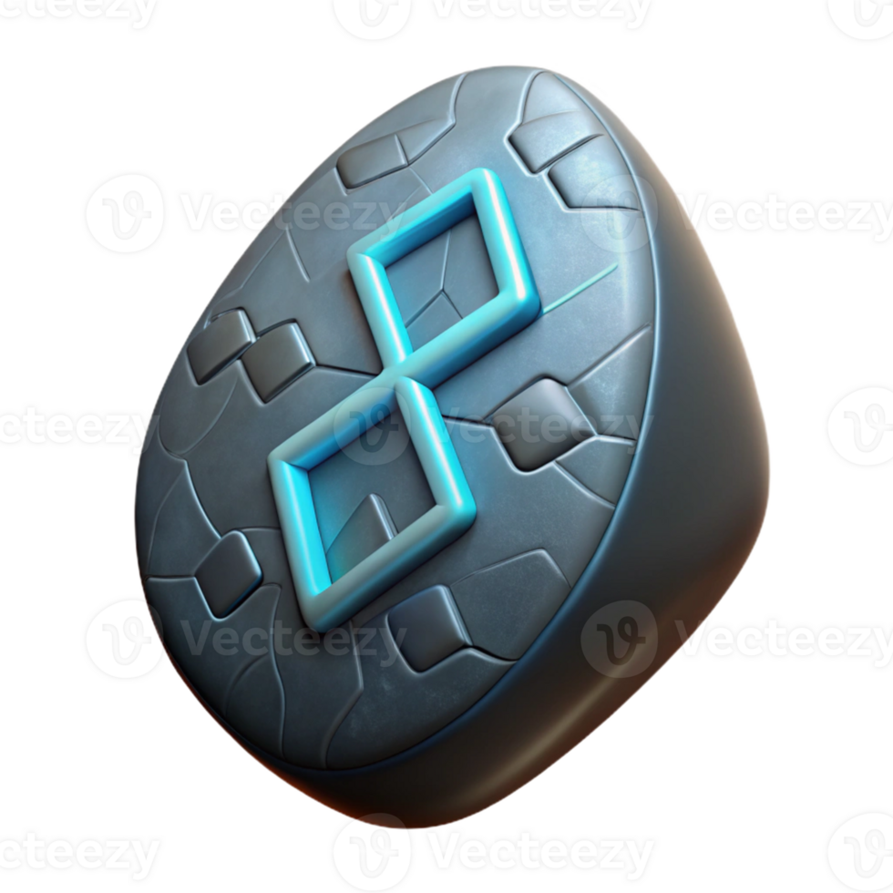 extraordinary abstract 3D Render Abstract Icon Blue Symbol exclusive png